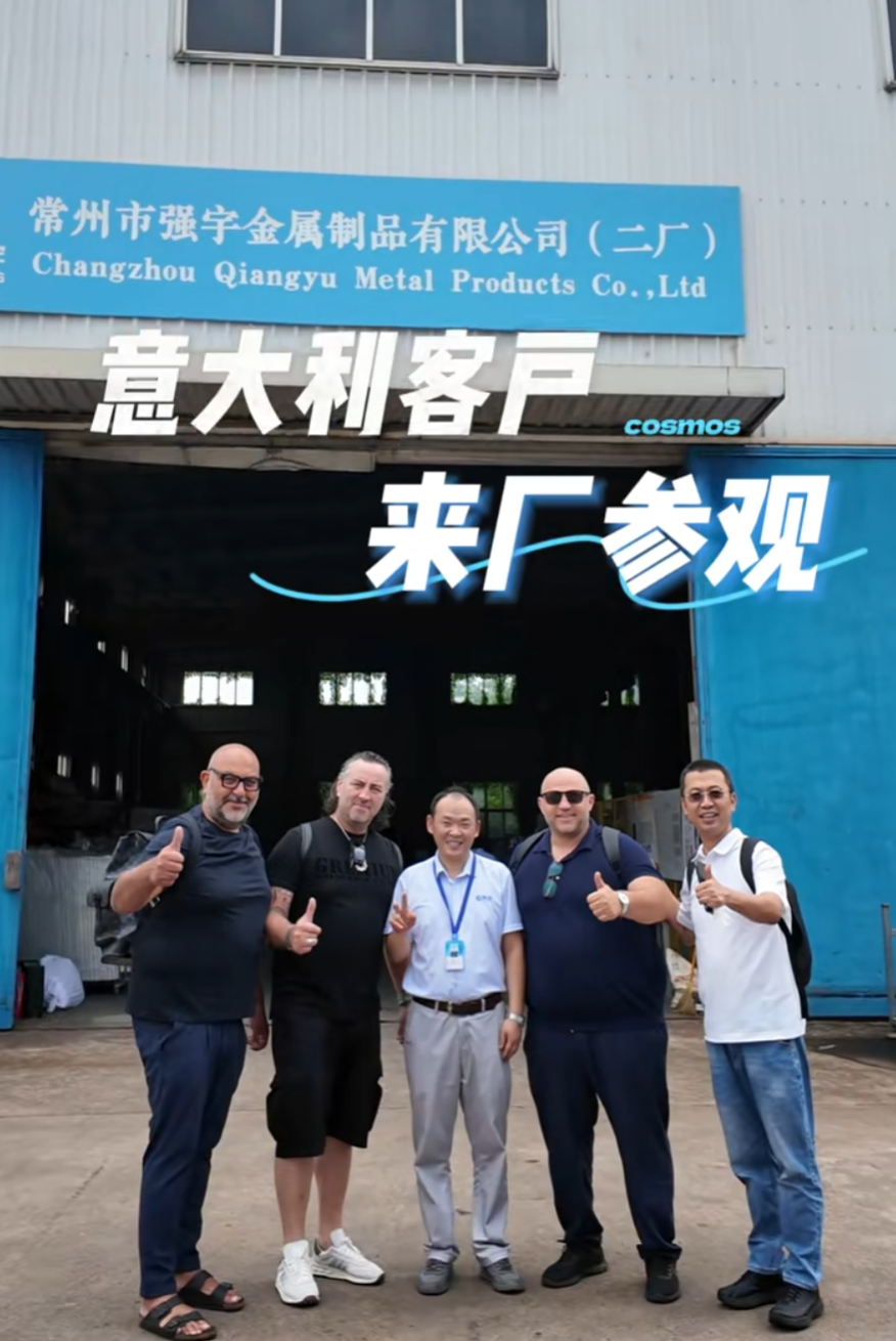 跨越万里，信任落地｜意大利客户实地考察常州强宇篷房，达成大额合作